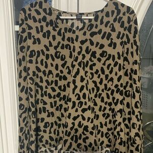 Leopard Print Blouse